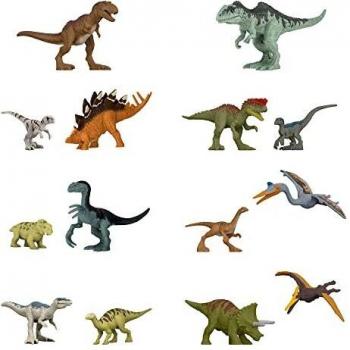 Mattel Jurassic World Mini Dinosaur Figure Random Assortment Toy for Kids