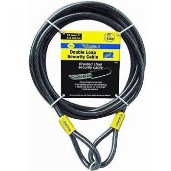 Sterling 124C - Cable de Seguridad de Bucle Doble autoenroscable