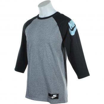 Nike M Nsw 3Qt Hvywt Ftra Camiseta, Hombre, Gris
