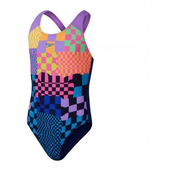 Bañador de niña de natación Speedo Digital Placement Splashback