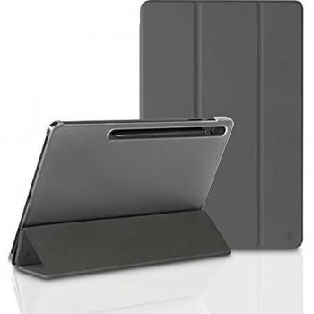 Hama Funda Tablet Plegable para Samsung Galaxy S7 FE/S7+ 12,4 con Función Soporte y Protección Completa - Color Gris
