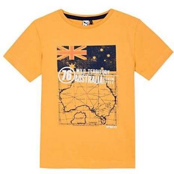3 Pommes 33q30 tee Shirt Camiseta, Amarillo