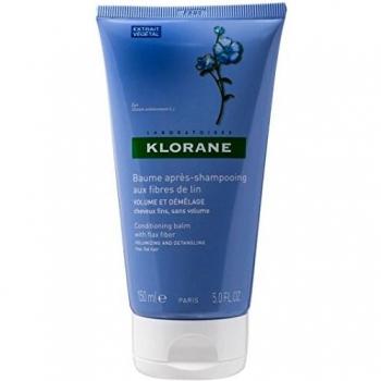 Klorane Bálsamo a las Fibras de Lino Volumen y Desenredado, 150ml