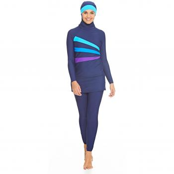 Zoggs Meelup - Traje de Mujer de Cobertura Completa, Mujer, Color Azul Marino, tamaño 10