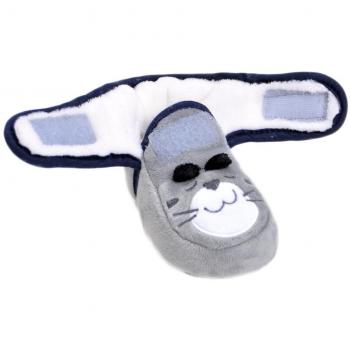 Zapatos de felpa, cálidos para invierno, para bebé, niños, niñas gris gris Talla:3-6 meses