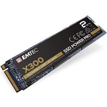 Emtec Power Pro X300 2TB M.2 NVMe SSD - PCIe 3.0 x4, 3D NAND