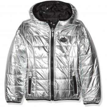 3 Pommes Jacket 3M41014, Chaqueta para Niñas, Plateado