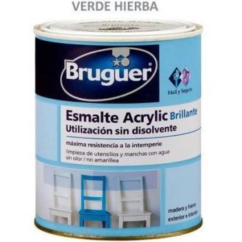 Bruguer - Esmalte acrílico verde hierba bruguer 250 ml