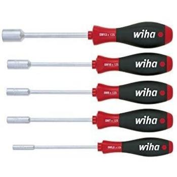 Wiha juego de destornilladores softfinish® con llave de vaso hexagonal, de 5 unid. (01034)