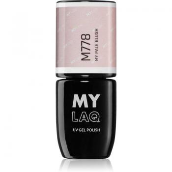 MyLaQ Neonail UV Nail Polish 5ml My Special Red Edition Base Top, Uv Gel Polish Esmalte De Uñas En Gel Tono My Pale Blush 5 Ml