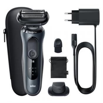 Braun Series 6 61-N1200s Afeitadora Inalámbrica de Láminas Negra con Recortadora de Precisión