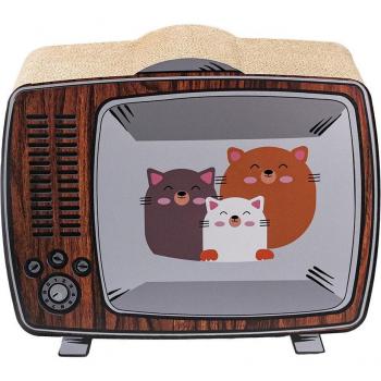Karlie Telly Cat Scratcher Cave - L 43 x W 23 x H 35 cm