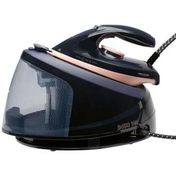 Estación de planchado a vapor ProfiCare PC-DBS 3127, 2400W, suela cerámica, 1.2L, azul-rosa