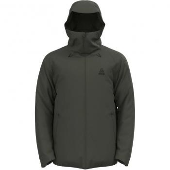 Odlo Chaqueta Ascent S-thermic Waterproof Verde características: material impermeable, aislamiento térmico S-thermic, diseño ligero y transpirable, capucha ajustable, múltiples bolsillos