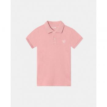 Silbon - Polo de niño con estampado trasero en algodón orgánico de alta calidad
