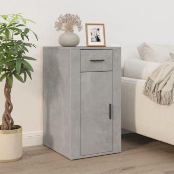 Gabinete de Escritorio Hormigón Gris 40x49x75 cm Madera Multicapa