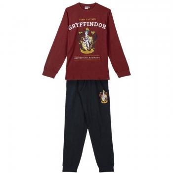 Pijama largo Single Jersey Escudo Gryffindor S