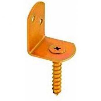 Index SCLC833330 - Escuadra enl para cercados de celosia con tornillo soldado galvanizada bicromatada 83 x 33 x 30