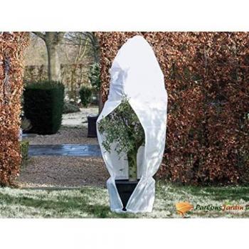 NATURE Housse d'hivernage 70 g/m² - Ø 250 cm x 3,00 m - Blanc