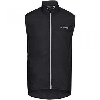 Chaleco Vaude Air III para Hombre - Ligero, Transpirable y Cortaviento - Negro