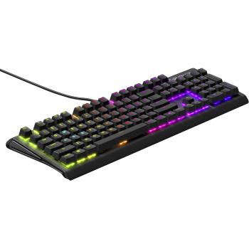 SteelSeries Apex M750, Teclado para Juegos mecánico, iluminación RGP por tecla, 6 Teclas Macro, PC/Mac, disposición QWERTY Americano