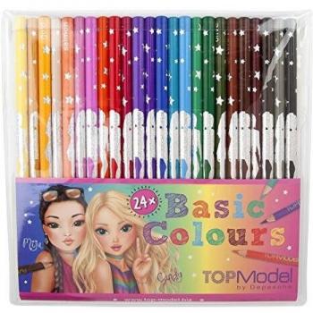 Top Model 006710 - Pack de 24 lápices, multicolor