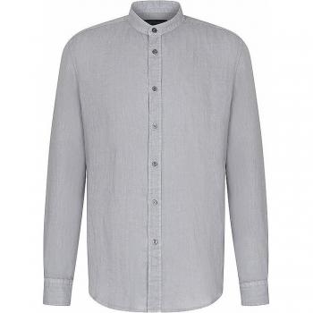 Drykorn Tarok Light Gray Linen Shirt for Men - Size L