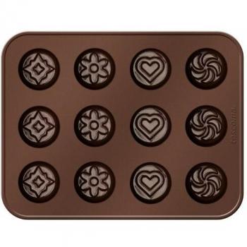 Molde de Bombones de Chocolate Surtidos, Silicona, Tescoma