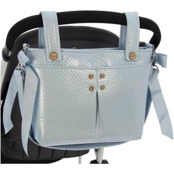 Bolso talega pequeño para silla de paseo Rosy Fuentes - diseño compacto, material resistente, múltiples compartimentos, fácil de instalar y quitar, compatible con la mayoría de sillas de paseo