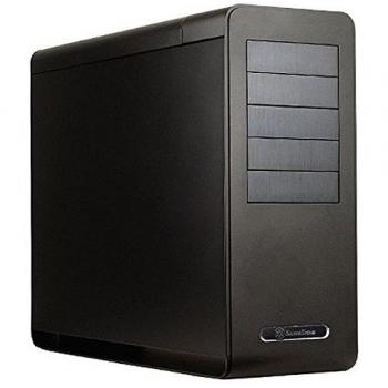 SilverStone SST-FT02B USB 3.0 - Carcasa de ordenador Fortress Gran Torre SSI-CEB ATX, Rendimiento silencioso con alto flujo de aire, negro