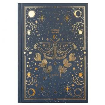 Diario de Gratitud Astral A5 con Tapa Dura - Cuaderno de Agradecimiento para Mujeres, 176 Páginas para Reflexionar y Mejorar Tu Bienestar