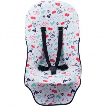 Colchoneta Jyoko para Silla Bugaboo Cameleon 2 - Comodidad y Protección Garantizadas, Diseño Dino Party, Compatible con Sillas de Paseo