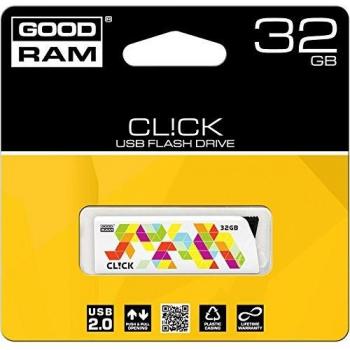 Goodram UCL2 unidad flash USB 32 GB USB tipo A 2.0 Azul, Negro, Rosa, Púrpura, Blanco