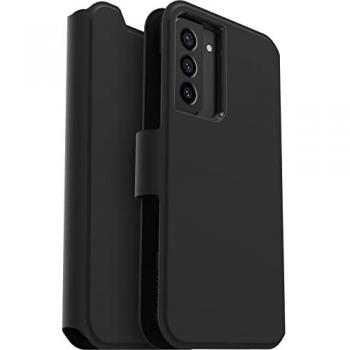 Funda de cuero OtterBox Strada Via para Samsung Galaxy S22+, color negro