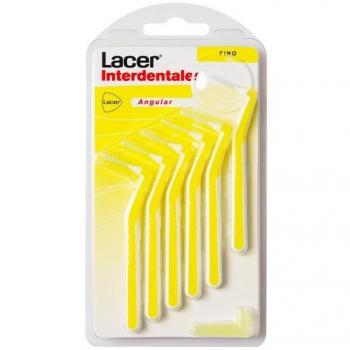 CEPILLO INTERDENTAL LACER EXTRAFINO ANGULAR VERDE 6 UNIDADES