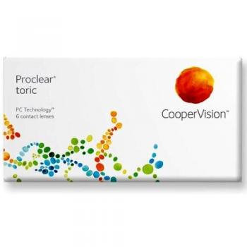 Proclear Toric Lentes de contacto tóricas mensuales, R 8.8, D 14.4, -4 dioptría, cilindro -1.75, eje 130-6 lentillas