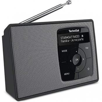 Radio Estéreo TechniSat DIGITRADIO 2 DAB+/FM con Bluetooth, Negro y Plata