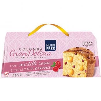 Nutrifree Colomba Gran Delizia sin Gluten 400g - Delicioso panettone libre de gluten