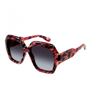 Chloé Ch0154S 011 Sunglasses, Brown female, Size: 56 MM