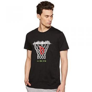 adidas Dame Logo tee Camiseta de Manga Corta, Hombre, Black, M