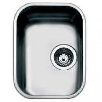 Smeg - Bañera Sottotop UM34 con Acabado de Acero Inoxidable Cepillado de 36 x 42 cm.