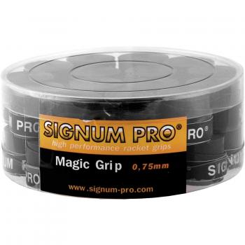 Signum Overgrip Magic Grip 30er - Mango de Raqueta de Tenis, Color Negro, Talla Standard