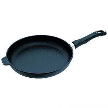 Original Gundel fundido Sartén de plano, diámetro de 26cm, altura 5cm, biotan de superficie, libre de PFOA, batería de Therm suelo-Mango extraíble de Designer