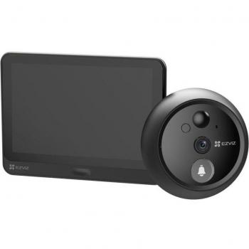 Mirilla inteligente Ezviz HP4 - Cámara WiFi de 1080p con visión nocturna y pantalla a color de 4,3