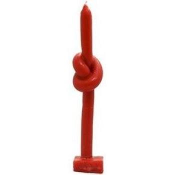 Vela Aromasenses Nudo Roja 2cm x 24cm 1ud
