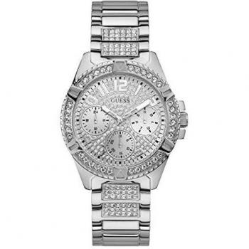 Guess Womens W1156L1 Lady Frontier Stone Set Bracelet Wrist Watch