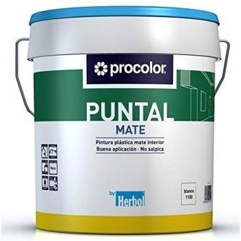 PROCOLOR - Pintura Plastica Mate Puntal Procolor 4 L
