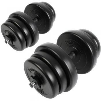Physionics - HSTA30 - Set de mancuernas de 40kg/u ajustable