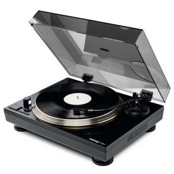 Reloop Turn 5 - Tocadiscos Manual de Correa, Color Negro