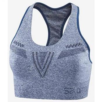 SALOMON OVE'ON Bra Sujetador Deportivo, Mujer, Dark Denim, XS